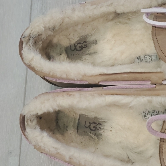 Ugg Australia Women Classic Insulated lined Loafer Slip on shoes sz 10 - Picture 12 of 14